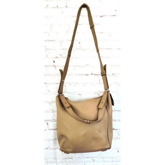 All Saints Handbags - All Saints Crossbody Shoulder Pebbled Leather Bag